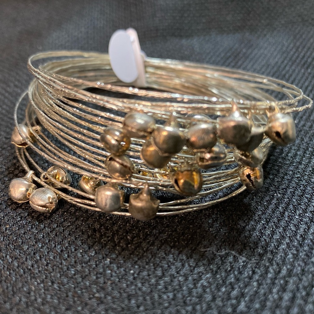 Dainty Silver Plated
BANGLE BRACELET Multi Piece Set
